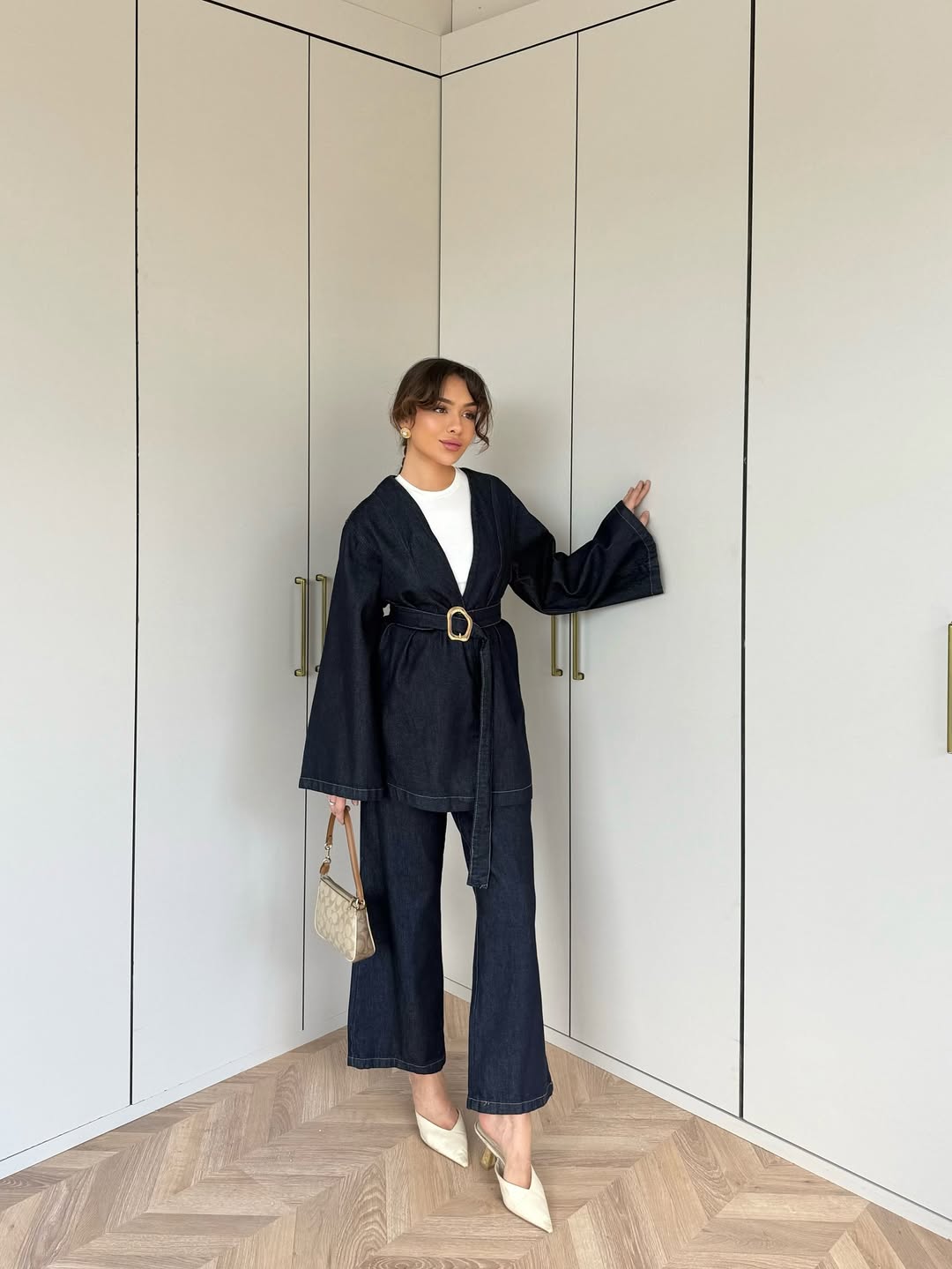 Dark Navy Denim Set
