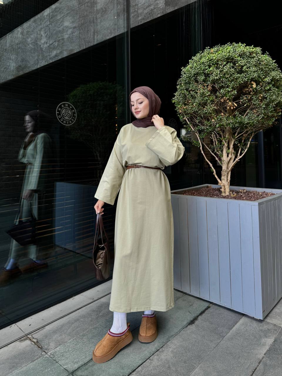 Loose fit maxi dress