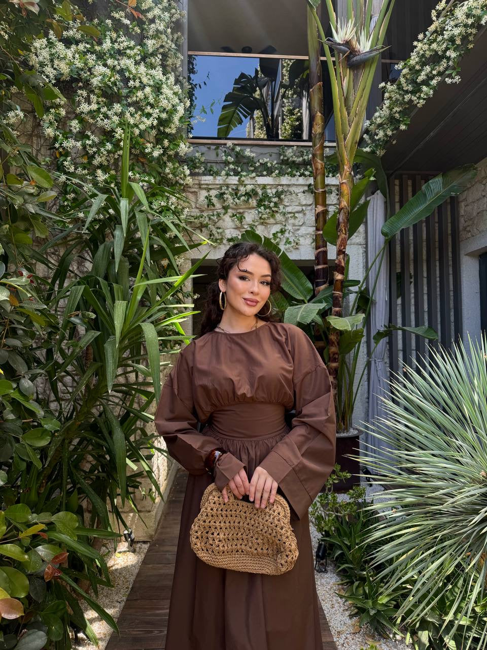 Luna Waist-Tie Maxi Dress