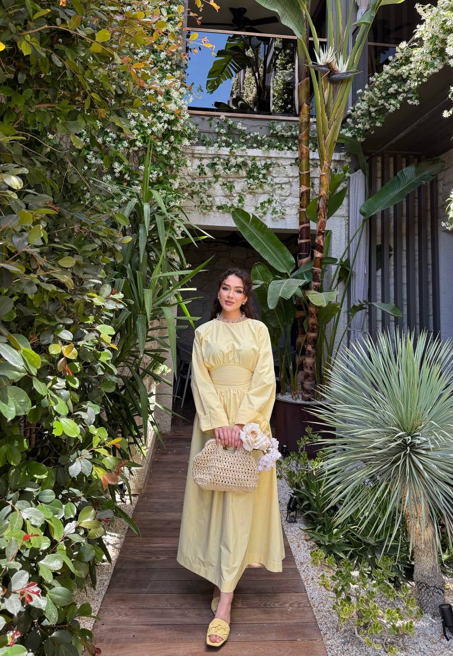 Luna Waist-Tie Maxi Dress