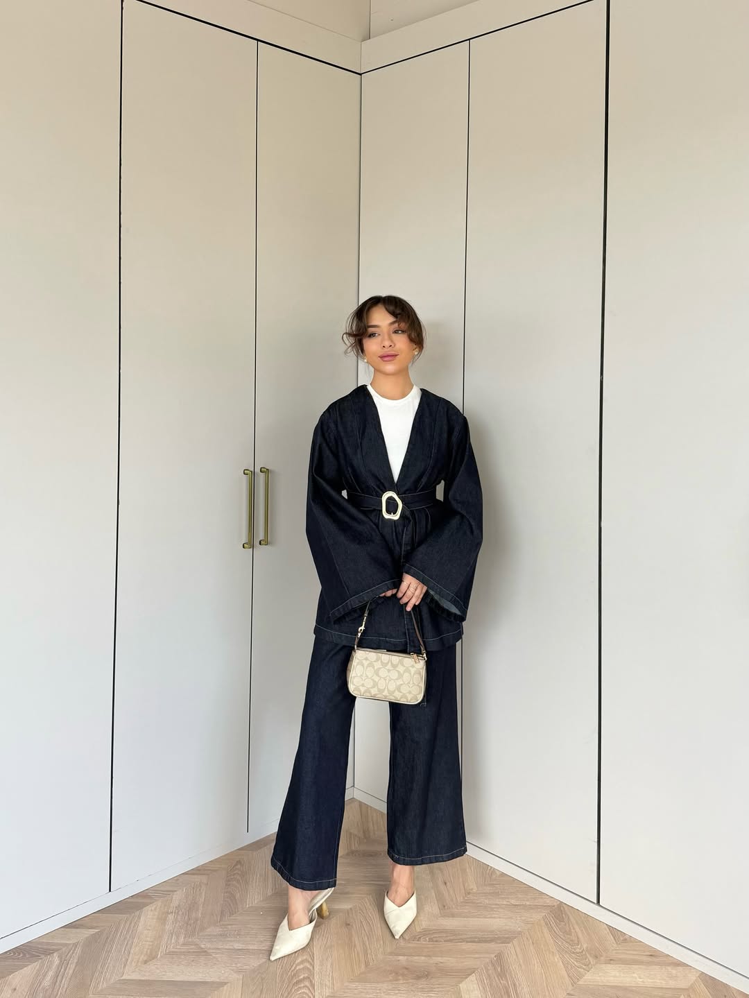 Dark Navy Denim Set