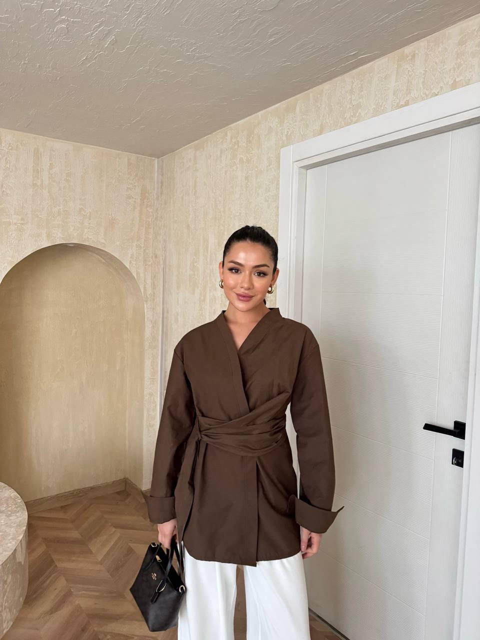 Kimono style wrap top